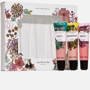 Bath & Body Works Lip Gloss Trio - Taupe, Champagne, Coral